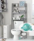 Heckin Adorable Ceramic Sea Turtle Toilet Bolt Caps Set Of 2 in a modern bathroom showcasing playful decor and functionality.