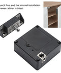 Premium Quality Invisible Advanced Nfc Swipe To Unlock Electronic Drawer Lock components with surface mount for cabinet hardware.
