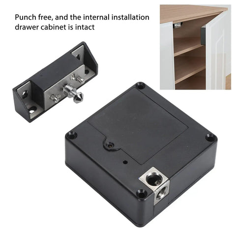 Premium Quality Invisible Advanced Nfc Swipe To Unlock Electronic Drawer Lock components with surface mount for cabinet hardware.