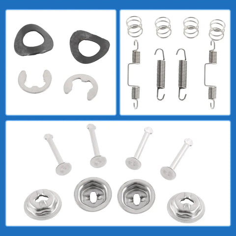 Stainless Steel Parking Brake Hardware Kit For 1965 1982 Corvette C2 C3 LH And RH Left And Right Direct Replacement Replaces X4229