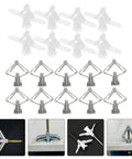 400 Piece Heavy Duty Drywall Anchors Assortment Kit With Butterfly Shaped Nylon And ABS Expansion Anchors displayed