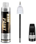 Matte Black Rim Touch Up Paint Pen For Wheels And Metal Quick And Easy Curb Rash Repair Universal Color Match For Flat Black Finish