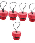 5 Pack Scuba Tank Valve Dust Cap Protectors And Lightweight Valve Cover Caps For Diving Easy Snap On Durable Gear Accessory