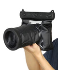 Underwater DSLR Housing for Deep Sea Capture Gear, 20 Meter Depth Rating Waterproof Case With Full Access to Camera Controls, Universal Fit