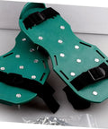 Lawn Aerator Shoes Set With 16 Pcs Heavy Duty Spikes For Soil Loosening Easy Assembly Garden Sandals with Adjustable Straps