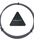 Ultra Smooth PTFE Tube 1M Bowden Upgrade for Ender 3 Series 3D Printers, coiled next to Creality logo on white background