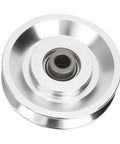 Heavy Duty Aluminum Alloy Fitness Pulley for Strength Training, Durable, Lightweight Exercise Hardware, 80mm Diameter, Easy Install, Perfect Home Gym Accessory for Crossfit and Resistance Workouts, 80mm aluminum pulley wheel