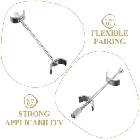 Pack Of Ten Heavy Duty Galvanized Steel Countertop Joint Connector Bolts showing adjustable clamping for cabinets and counters.
