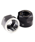 Two Pieces ER11A Collet Clamping Nut With Dynamic Balance Holes For CNC Machine Chuck Lathe And Milling Tool Holder Built Tough For Pro Grade Precision