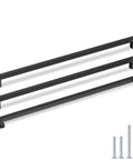 15 Pack Black Cabinet Pulls 18 Inch Drawer Handles Stainless Steel Modern Kitchen Cabinet Hardware For Cabinets And Dressers Durable Lightweight Sleek Anti Corrosion with screws