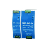 Rugged 12V And 24V DC Stabilized Track Switch DIN Rail Power Supply 75W 120W 150W 240W Transformer For Industrial Control And Automation And Systems Integration Ready With Wide Input Range And Quiet Operation For Reliable Process Control, blue DIN rail modules