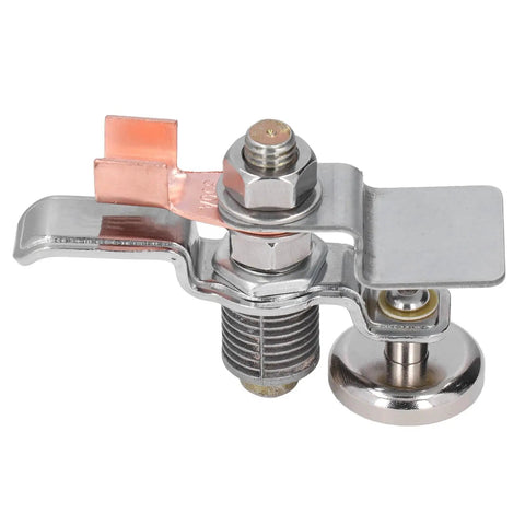 Heavy Duty Magnetic Welding Ground Clamp With Arc Plate For Steel Jobs, detailed view showing copper and steel components.