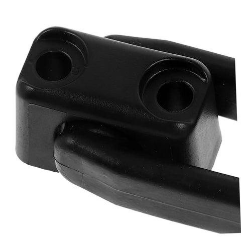 Close-up of Two Pack Flexible Latch Kit For Toolbox And Cabinet Hoods, rubber segment with mounting holes and T handle