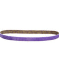 Cubitron II File Belts 36 Plus Grit Half Inch By 18 Inch Pack Of 10 Resin Bonded For Spot Weld Removal Fast Cutting Metal Deburring Stripping And Cleaning Efficiency close-up