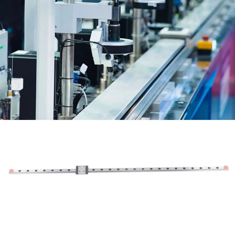 Top Notch Linear Motion Guide Rail for CNC and 3D Printers - High Precision, Self Lubricating, Low Friction Bearing Steel, Corrosion Resistant, Smooth Motion, Easy Fit and Long Lasting Performance on CNC machine rail