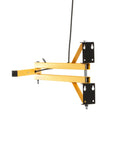 40 Inch Loading Dock Arm With Dual Square One And A Half Inch Steel Tubing, 120 Volt Power, Two Embedded Outlets, Rotates 210 Degrees