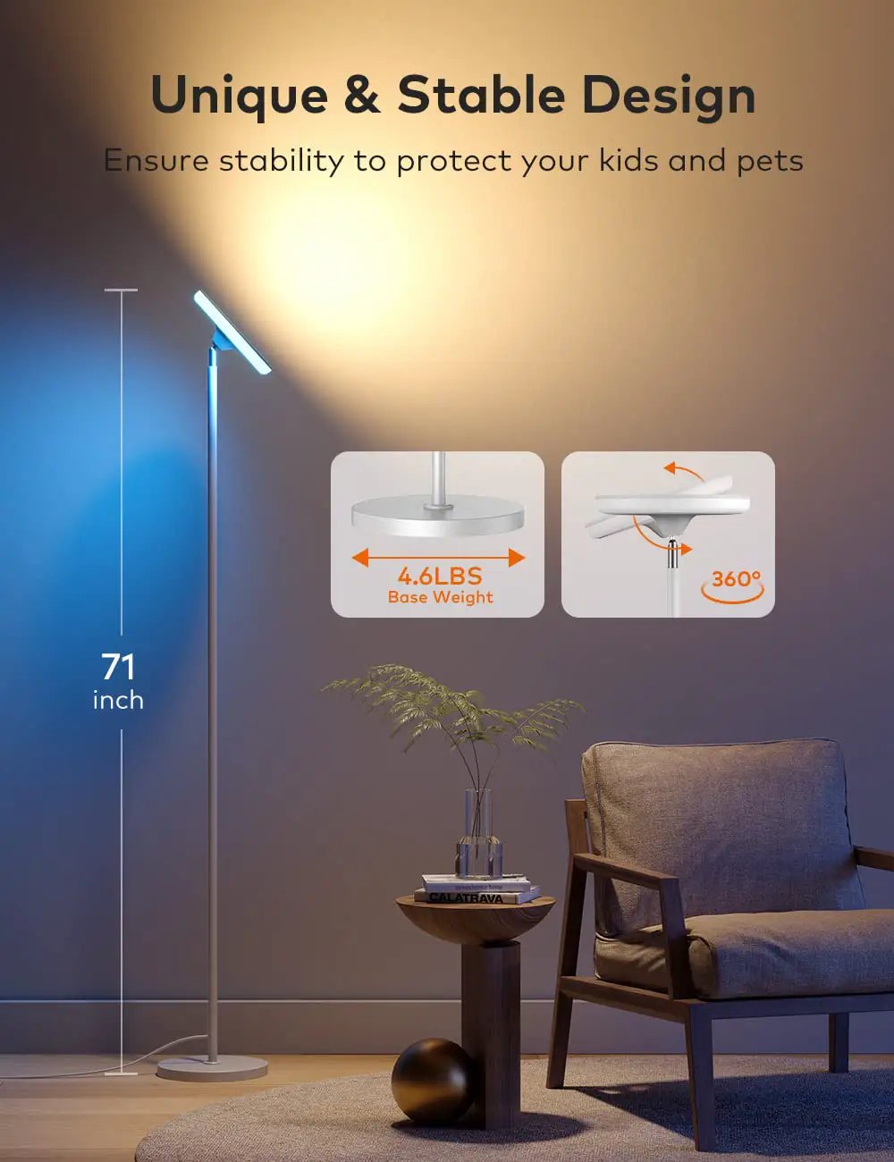 MOMOタロウ M!LK BEST L!VE TOUR ペンライト 71 Inch Tall LED Floor Lamp: Dimmable & Modern ✓