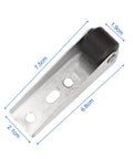 Heavy Duty Vertical Track Roller Wheels For Sliding Door Sagging Support Rock Solid Carbon Steel Build measuring 7.5x2.1cm.