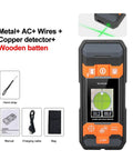 This Badass Stud Finder and Wall Scanner rocks an accurate Green Line for pinpointing Nails Rebars Wires and Copper Pipes plus AC Electric Cables with a snappy Buzzer and Clear LCD Screen.