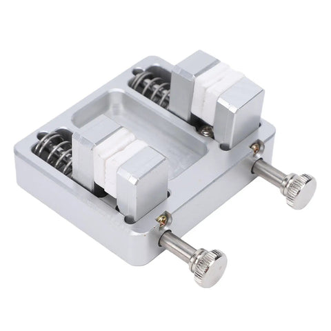 Heavy Duty Soldering Clamp with Slip Free Ceramic Jaws And Adjustable Wire Welding Fixture Featuring 11mm Opening for precise soldering.