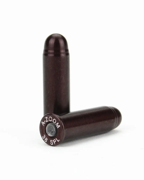 AZoom 38 Special Revolver Metal Snap Cap Pack Of 6 For Safe Dry Fire Practice, Realistic Handling Without Noise