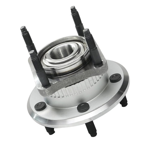 Rear Wheel Bearing Hub Assembly For 2005 2006 2007 2008 2009 2010 Jeep Grand Cherokee Commander Direct Fit ABS Compatible 5 Bolt Wheel Bearing And Hub Replacement With Tone Ring For Rear Position, close-up view