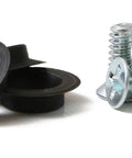 Carbon Steel Marking Gauge Replacement Blades installation screws and rubber fixation bolts, perfect for woodworking tools.