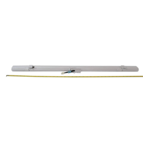 OEM Authorized DA97-05021N French Assembly Replacement Part For Dishwashers, Fits A Lot Of Models, shown with a measuring tape