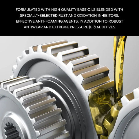 EP Lube 70 Premium ISO 150 Industrial Gear Oil For Heavy Duty Machinery, Extreme Pressure Protection, Smooth Shifts, Longer Gear Lifespan, And Reliable Performance, 5 Gallons gear lubricating industrial gears
