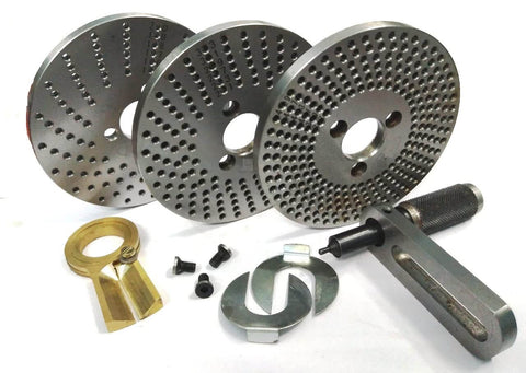 Indexing plate set for 6 Inch Rotary Milling Table For Horizontal And Vertical Milling With 150 Mm Diameter MT 2 4 Slot