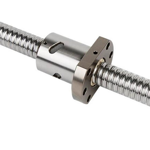 Beefy Ball Screw SFU1605 300mm Length 16mm Diameter 5mm Pitch With Nut for CNC routers, precision drive detail