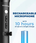 Rechargeable part of All-in-One Wireless Voice Amplifier With Built-In Microphone For Teaching, Speaking, And Karaoke