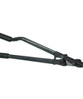 Beefy Heavy Duty Steel Strapping Shears For Quick Cut Of Thick Packing Straps And Excess Strap Trim, Rugged Black Cutter