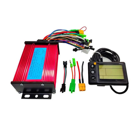 Universal Voltage Electric Bike And Scooter Controller 36V To 72V For 450W To 600W Brushless Motors With LCD Display Keeps Your Ride Smooth And Ready For Daily Grinds