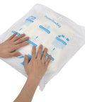Hands shaping Expanding Foam Packaging For PCs And Odd Shaped Items, Shockproof Self Molding Packing Foam For Electronics, 14x16 Inch, 8 Pack.