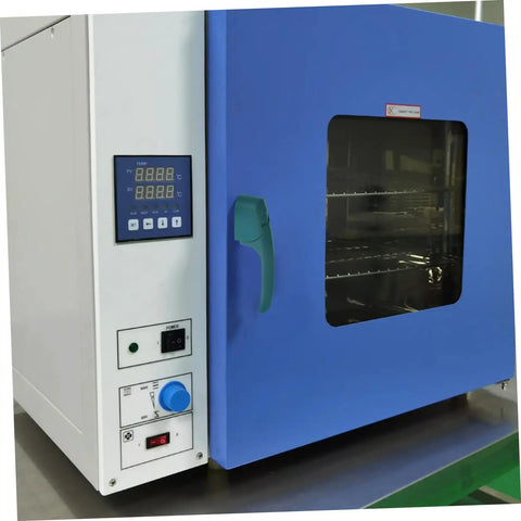 Upgrade Your Kitchen Gear With This Heavy Duty Commercial Oven Handle on a blue industrial oven showing control panel and grip.