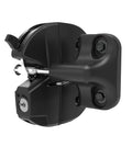 Heavy Duty Chain Link Fence Gate Latch For Round Posts With External Access Button, adjustable polymer lock for round posts.