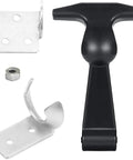 Heavy Duty Rubber Latch Set Of 2 With Flexible Draw Latches Stainless Steel Brackets T Handle Hasp