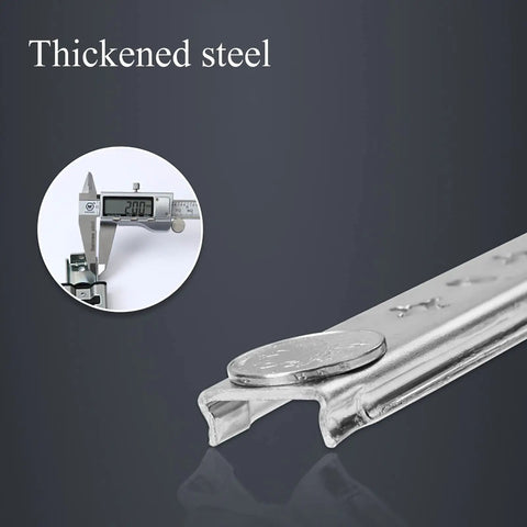 Top Shelf Heavy Duty Drawer Slides Silent Self Closing Cabinet Tracks Smooth As Butter Ball Bearing Runners Rated 300 Lbs Capacity Built Tough Hardware Zero Hassle Install 80 Cm Long thickened steel construction with caliper measuring 200mm