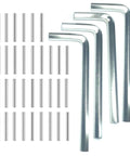 Spring Hinge Tension Pin Replacement Kit With 41 Stainless Steel Shelf Pins And 4 Hex Wrenches for DIY