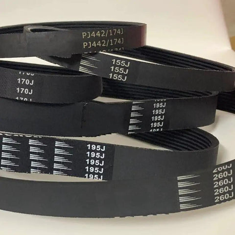 Durable PJ Timing Belts And Conveyor Belt Kit For PJ262 PJ267 PJ270 PJ272 PJ280 PJ296 PJ300 PJ302 PJ305 PJ307 280mm 12 Rib Drive Belt For Industrial Equipment