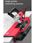 Heavy Duty Electric Tile Chamfering Machine For Hella Quick 45 Degree Edge Beveling Slick Margin Adjustments And No Sweat Dual Water Cooling for pro-grade results on tiled surface.