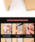Magnetic Cabinet Door Catch With Single Or Dual Magnet Options Easy Screw Or Adhesive Mount For Drawers Sliding Wardrobe And Cabinet Doors Heavy Duty Secure Hold To Prevent Gaps installation guide with adhesive mounting steps