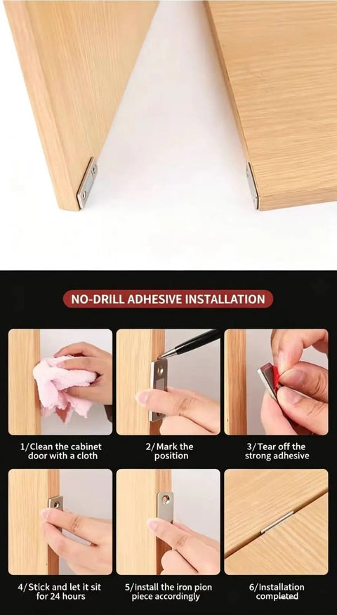 Magnetic Cabinet Door Catch With Single Or Dual Magnet Options Easy Screw Or Adhesive Mount For Drawers Sliding Wardrobe And Cabinet Doors Heavy Duty Secure Hold To Prevent Gaps installation guide with adhesive mounting steps