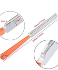Guitar Luthier Tool Kit 6 Pack With Fret Crowning File, measuring diagram in millimeters and inches