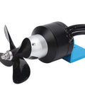 Beefy RC Submarine Engine For Boats With Anticorrosion Build showcasing black propeller and sleek motor design.