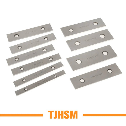 10-Pair Machinist Parallel Block Set, 3-Inch Long, 1/8-Inch Thick Alloy Steel Precision Blocks With Matched Pairs And Ultra Tight Parallelism.0002 For Quick, Accurate Alignment In Tooling And Fixtures