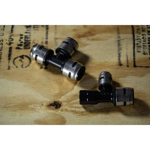 EvoPEX Reducing Tee Three Quarters By One Half By One Half Inch Push To Connect Plumbing Fitting For PEX Pipe Pack Of Three
