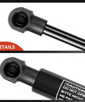 Close-up detail of Front Trunk Support Struts Gas Lift Shock Absorbers Pair For Porsche 911 997 987.