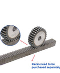Heavy Duty Steel Motor Pinion Gear And Spur Gear Set For Industrial Transmissions With Fixing Screw on rack system